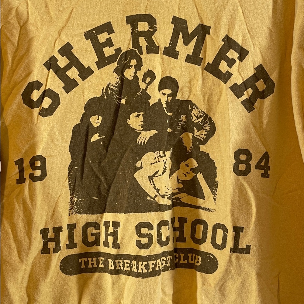 The Breakfast Club Shermer High School Varsity Long Sleeves Sweatshirt Size XL - Picture 3 of 5